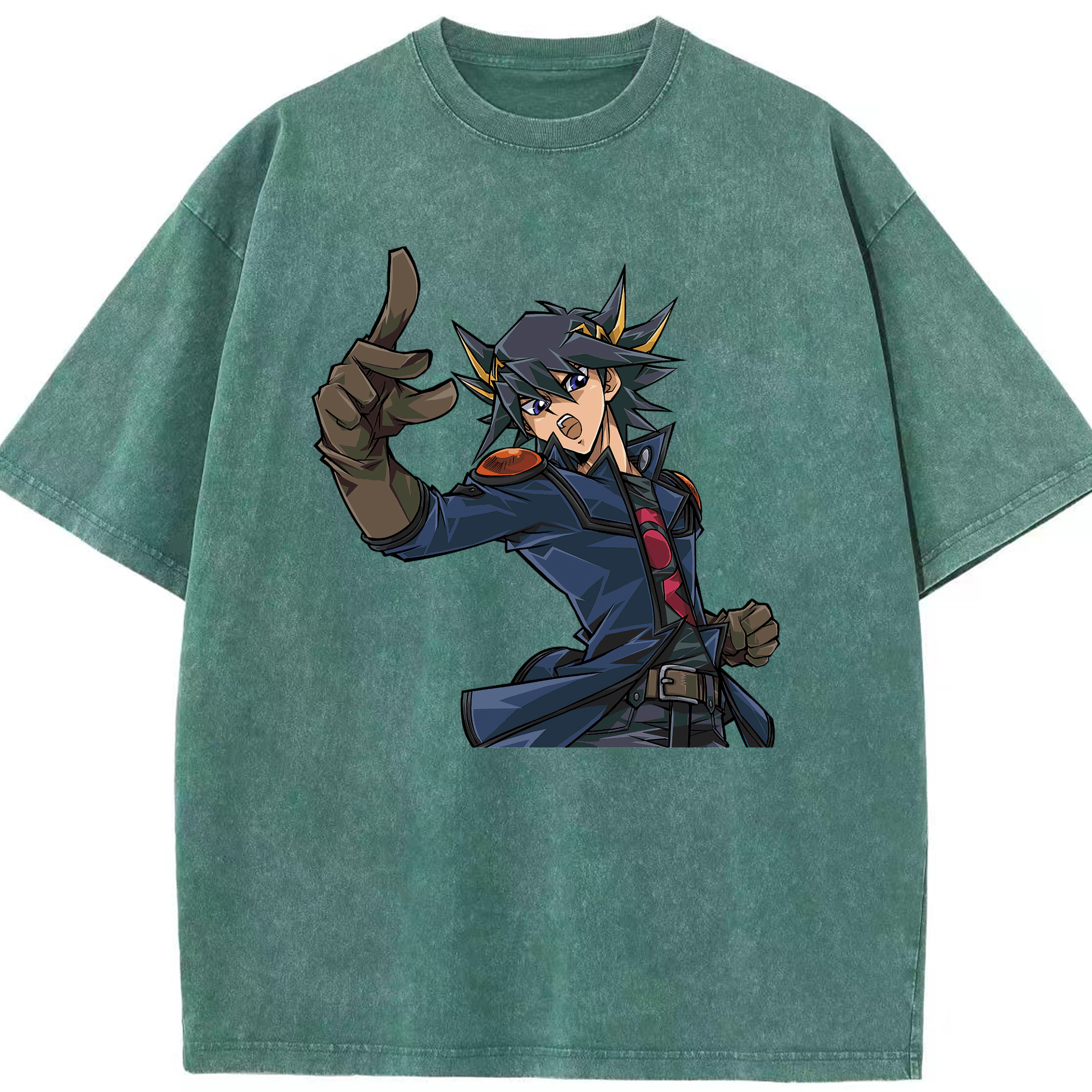 （画像用） 遊☆戯☆王 Yu-Gi-Oh! 綿100% ヴィンテージ風 半袖Tシャツ（フロントプリント）